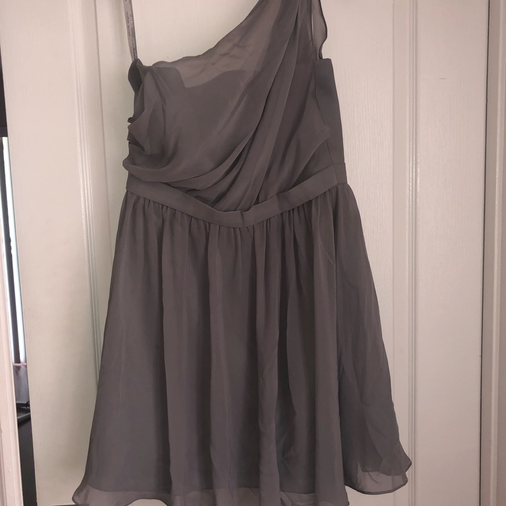Alfred Angelo smoke grey dress